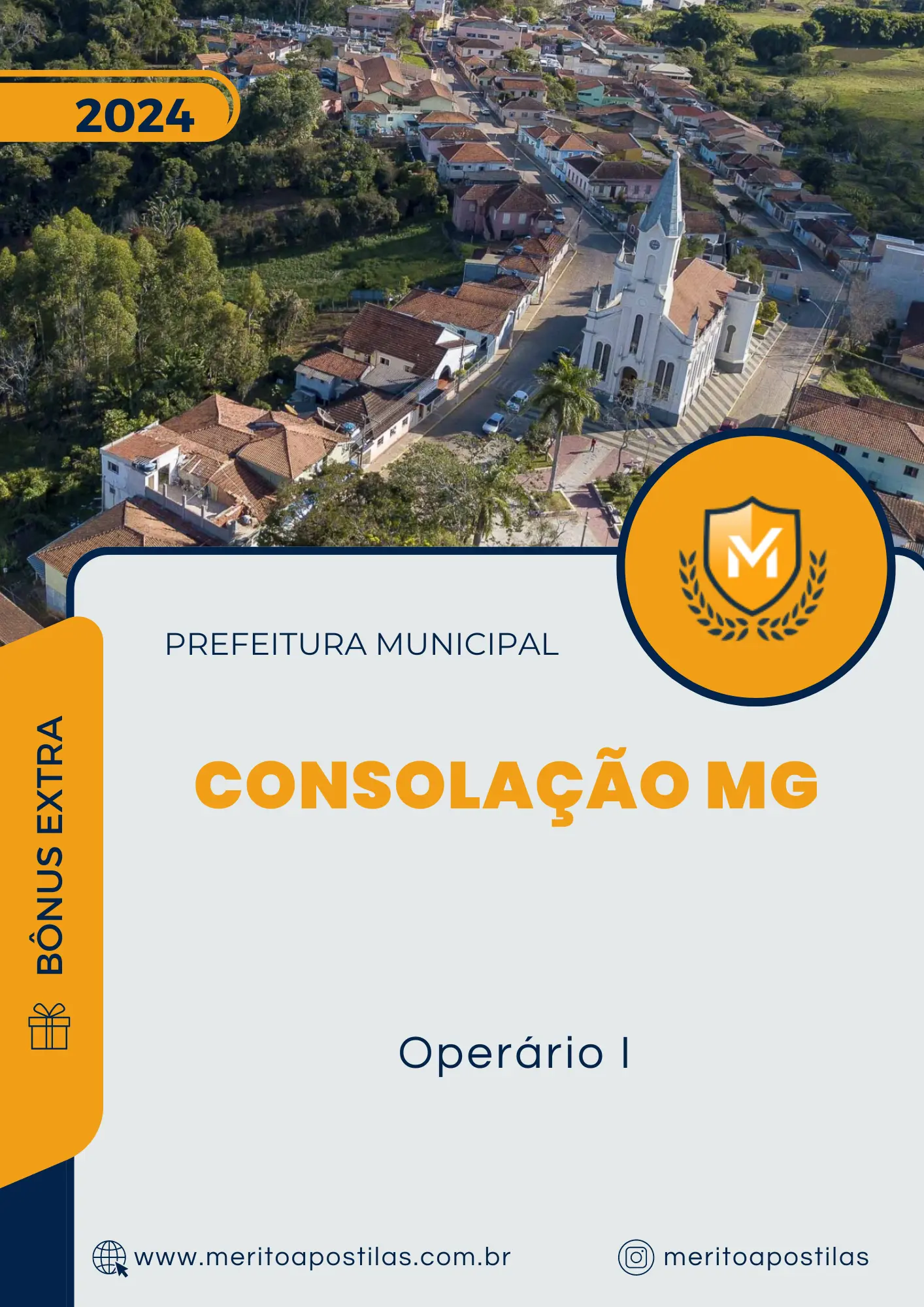 Apostila Operário I Prefeitura de Consolação MG 2024