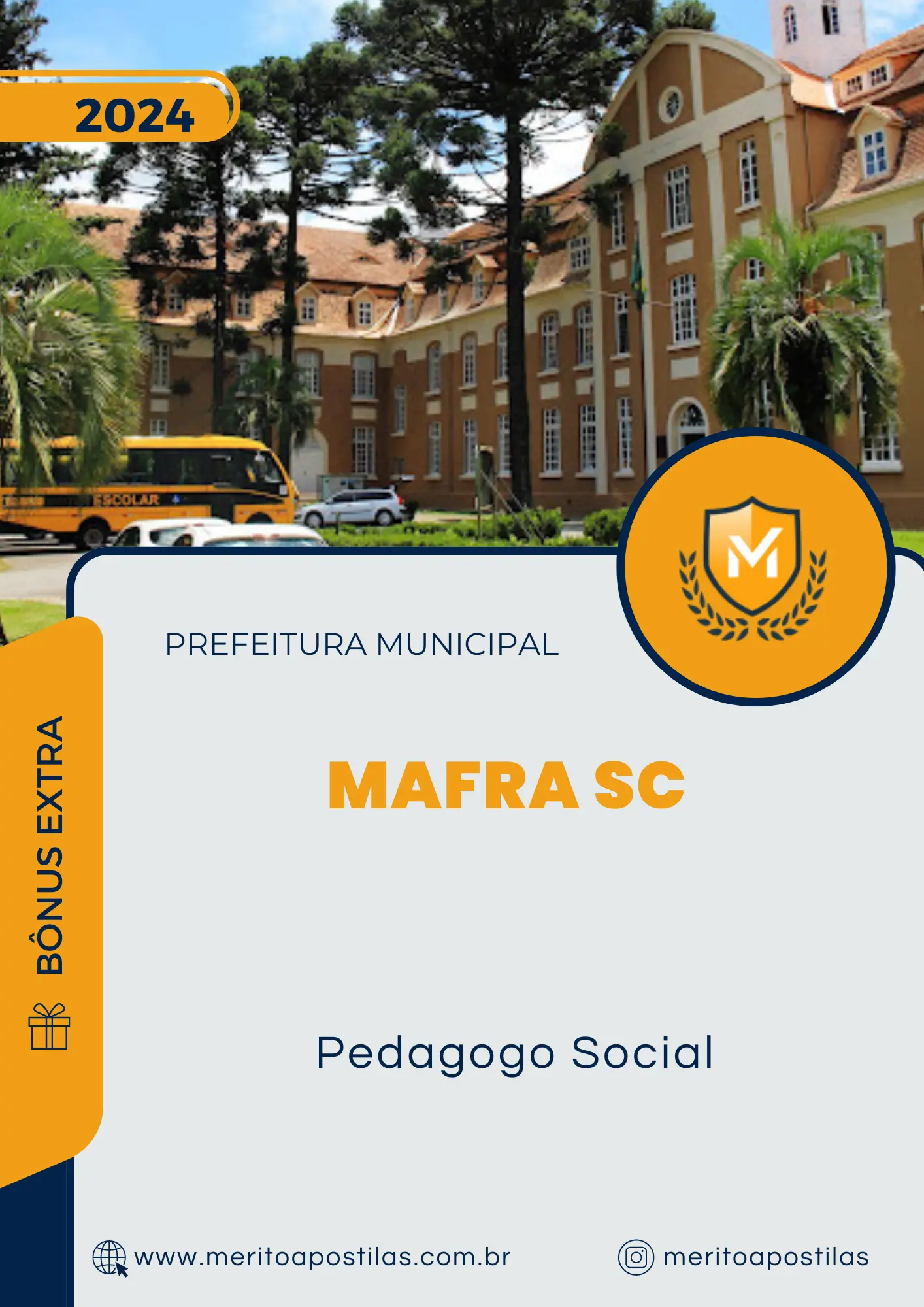 Apostila Pedagogo Social Prefeitura de Mafra SC 2024