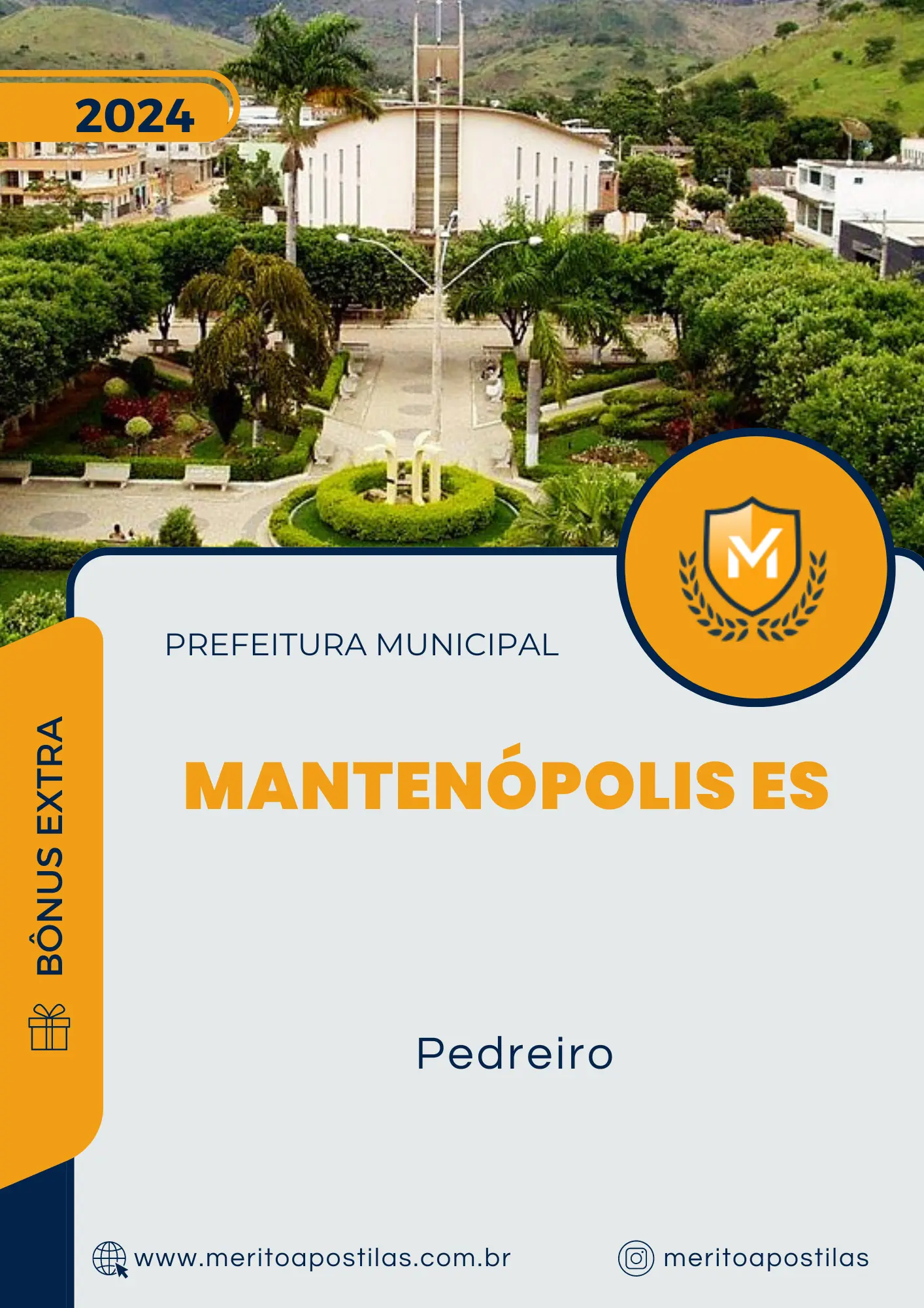 Apostila Pedreiro Prefeitura de Mantenópolis ES 2024