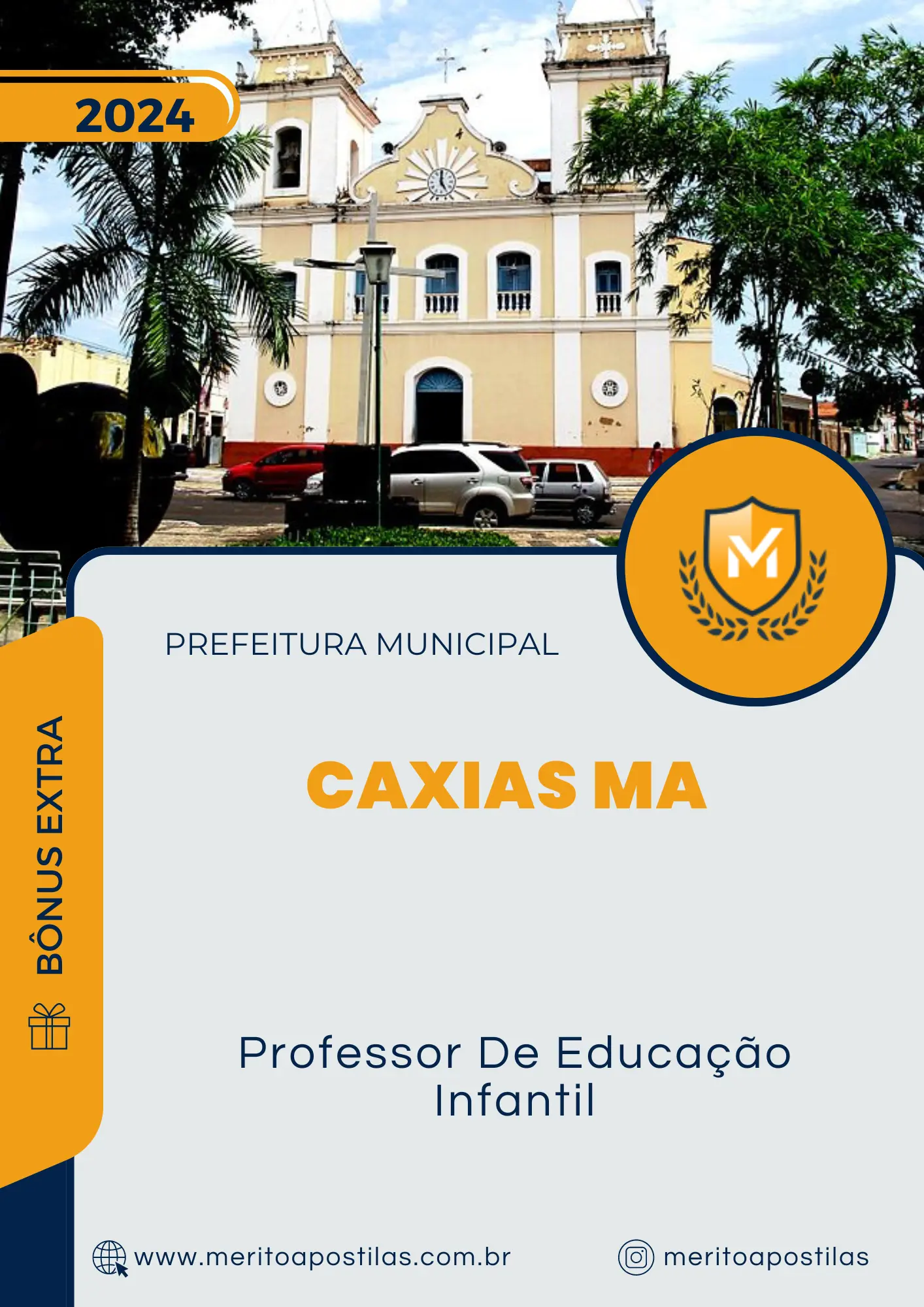 Apostila Professor De Educação Infantil Prefeitura de Caxias MA 2024