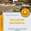 Apostila Professor De Educação Infantil Prefeitura de São Luís do Quitunde AL 2024