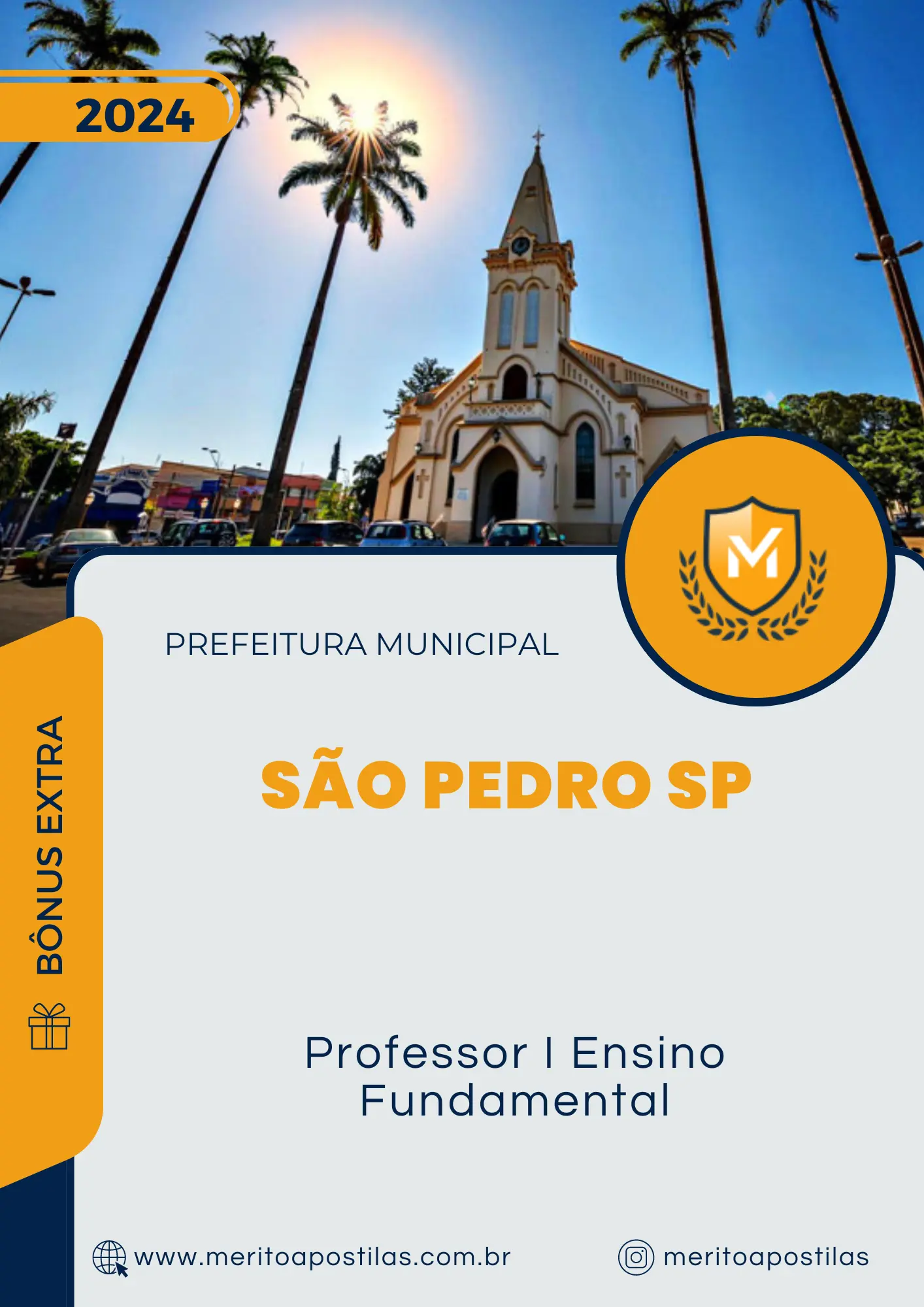 Apostila Professor I Ensino Fundamental Prefeitura de São Pedro SP 2024