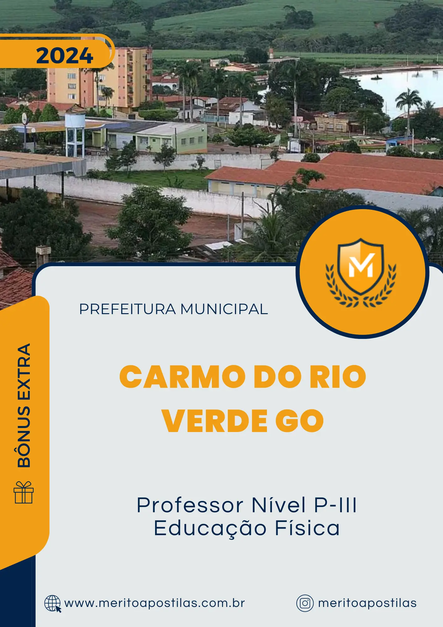 Apostila Professor Nível P-III Educação Física Prefeitura de Carmo do Rio Verde GO 2024