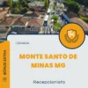 Apostila Recepcionista Câmara de Monte Santo de Minas MG 2024