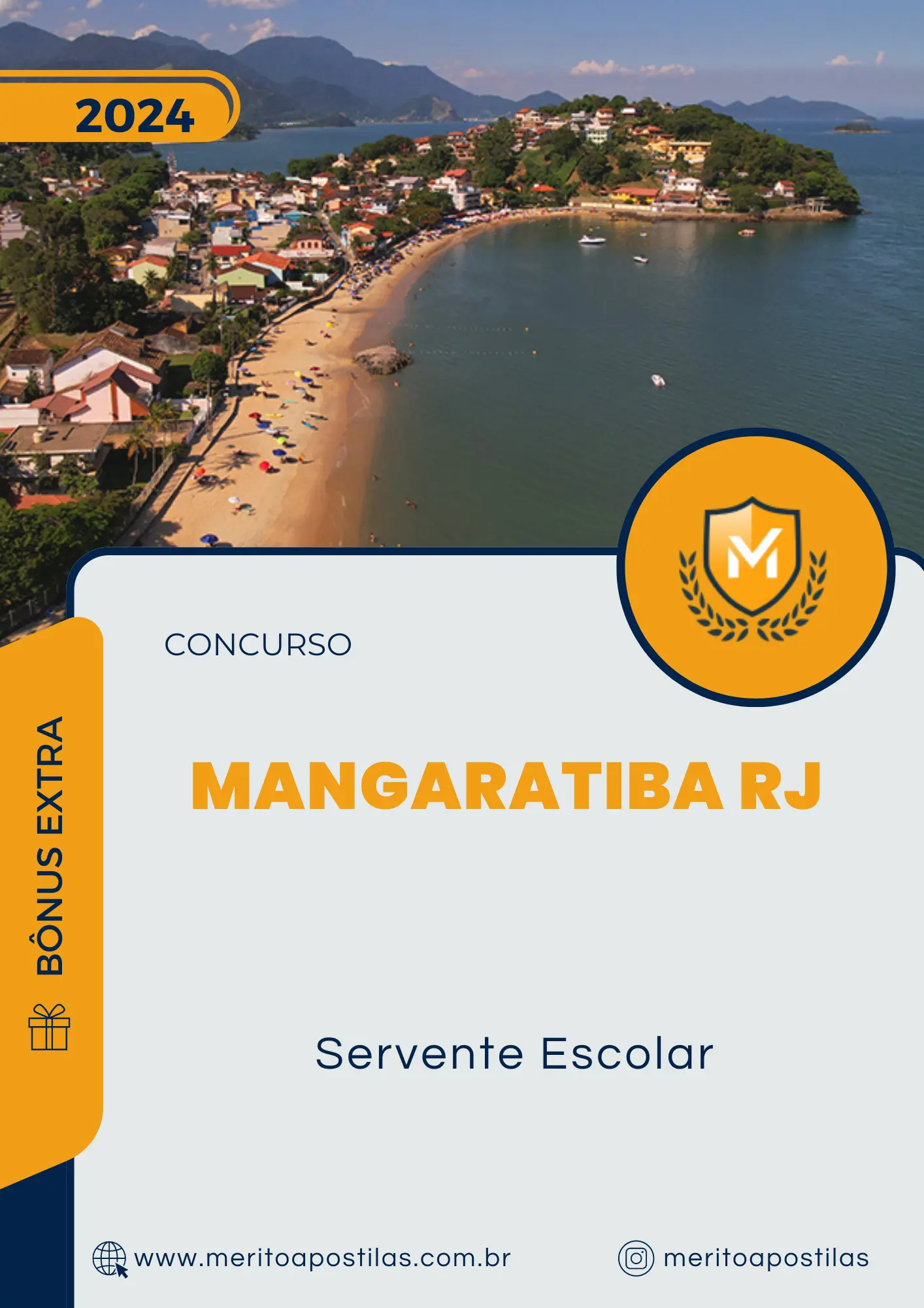 Apostila Servente Escolar Concurso de Mangaratiba RJ 2024