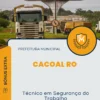 Apostila Técnico em Segurança do Trabalho Prefeitura de Cacoal RO 2024
