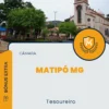 Apostila Tesoureiro Câmara de Matipó MG 2024