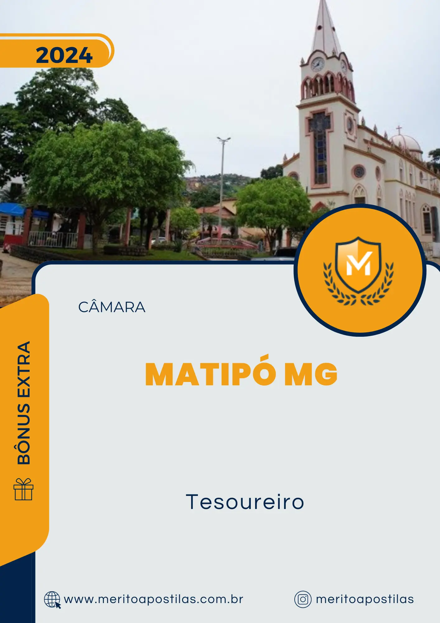 Apostila Tesoureiro Câmara de Matipó MG 2024