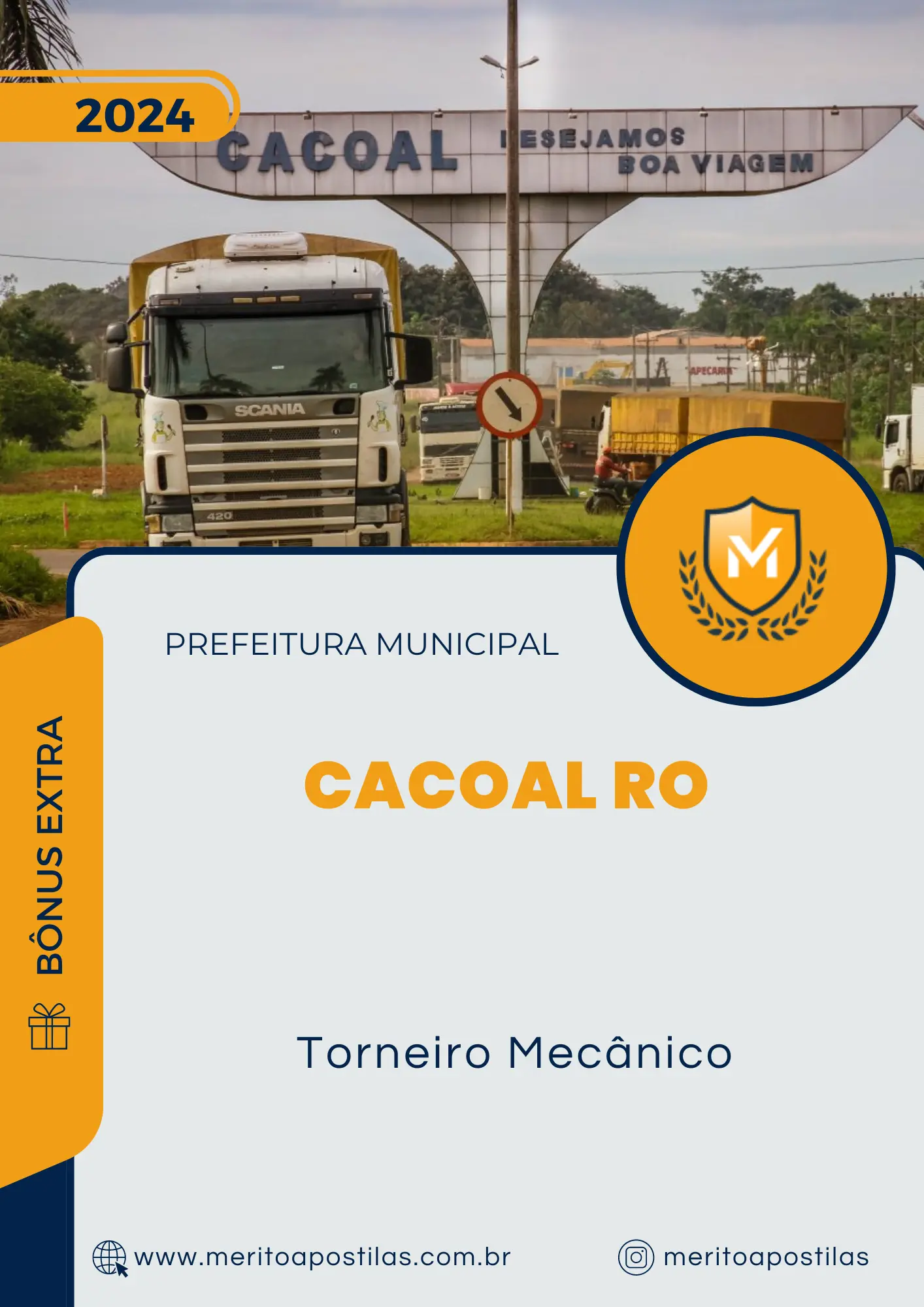 Apostila Torneiro Mecânico Prefeitura de Cacoal RO 2024