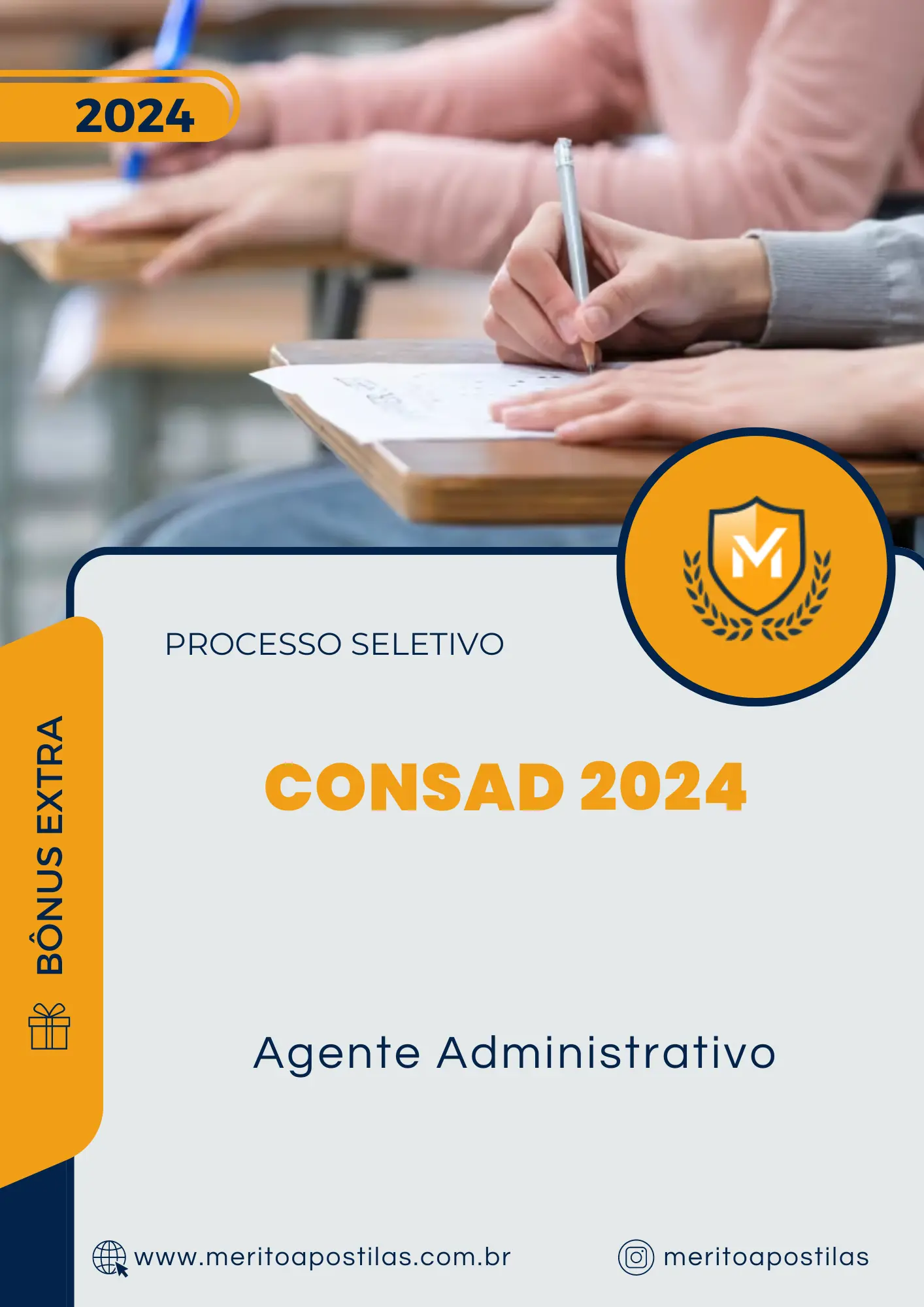 Apostila Agente Administrativo Processo Seletivo CONSAD 2024