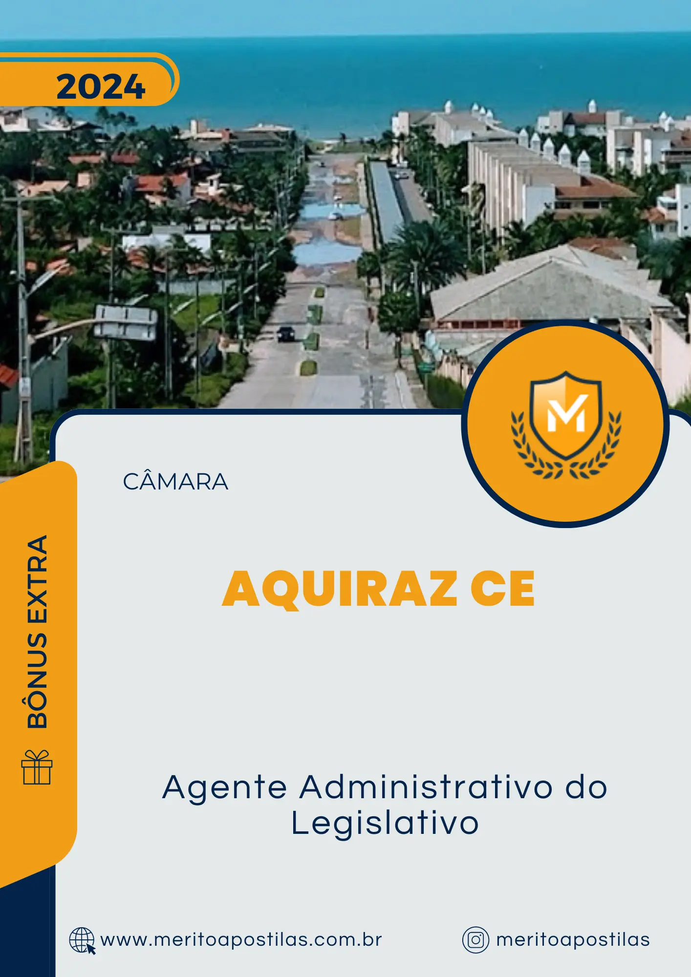 Apostila Agente Administrativo do Legislativo Câmara de Aquiraz CE 2024