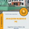 Apostila Agente Comunitário de Saúde Prefeitura de Joaquim Nabuco PE 2024