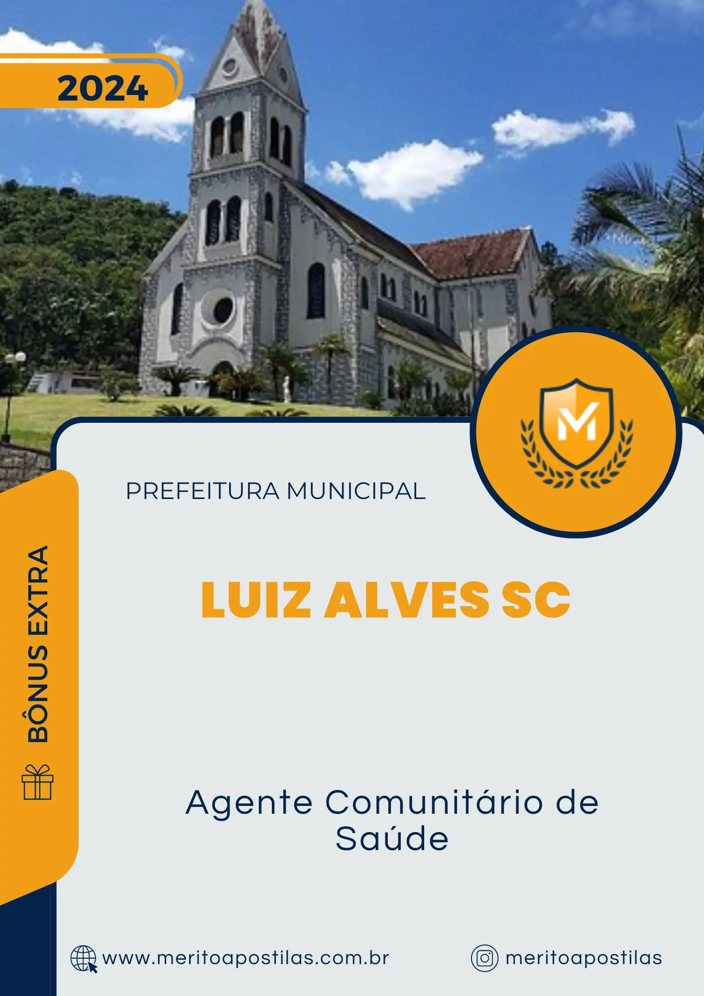 Apostila Agente Comunitário de Saúde Prefeitura de Luiz Alves SC 2024