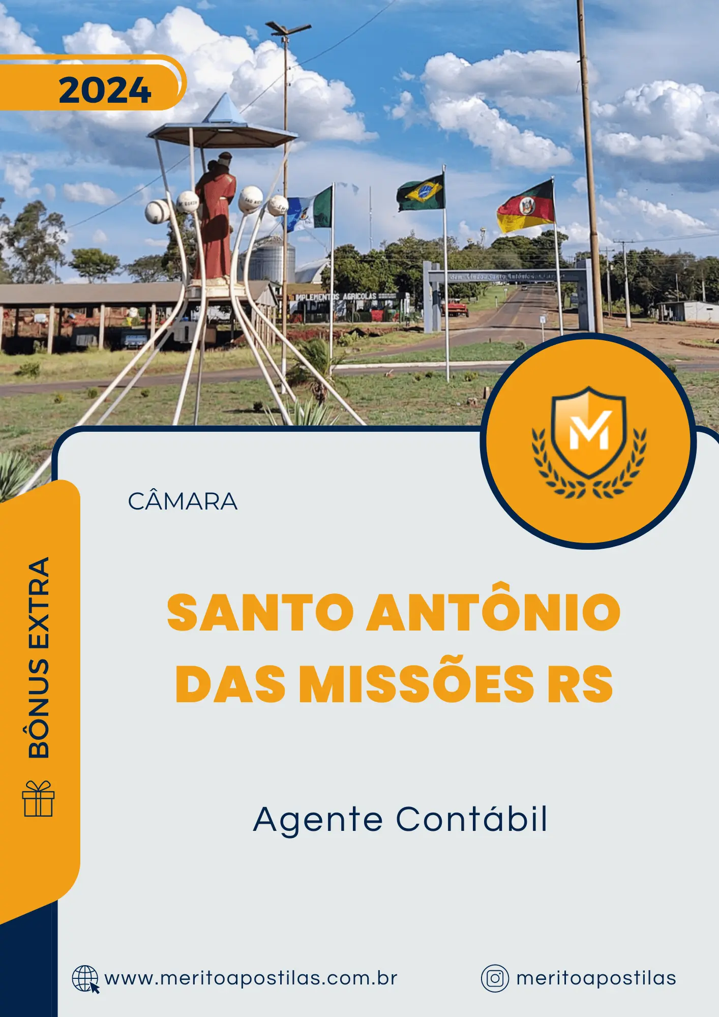 Apostila Agente Contábil Câmara de Santo Antônio das Missões RS 2024