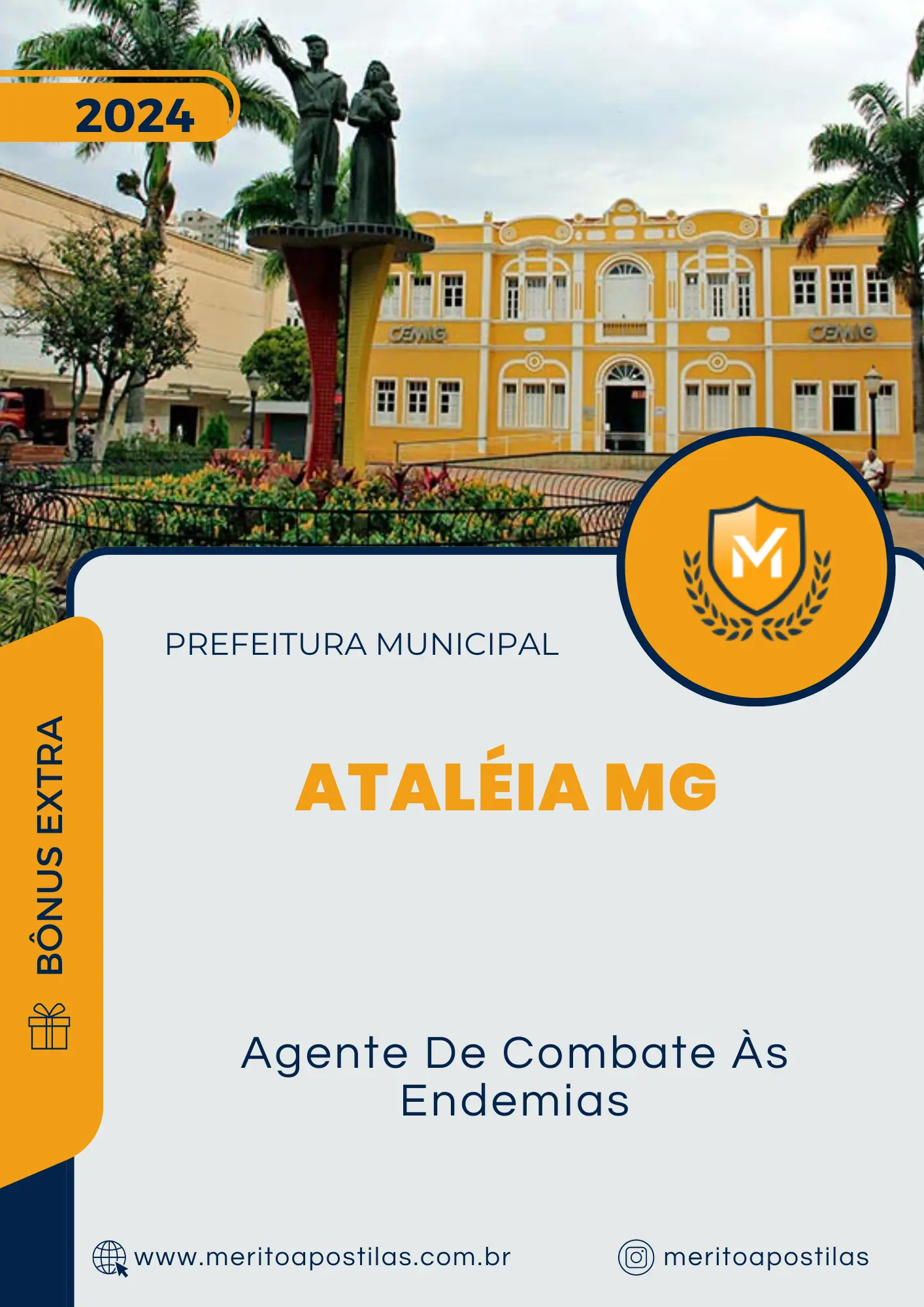 Apostila Agente De Combate Às Endemias Prefeitura de Ataléia MG 2025