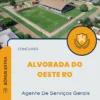 Apostila Agente De Serviços Gerais Concurso de Alvorada do Oeste RO 2024