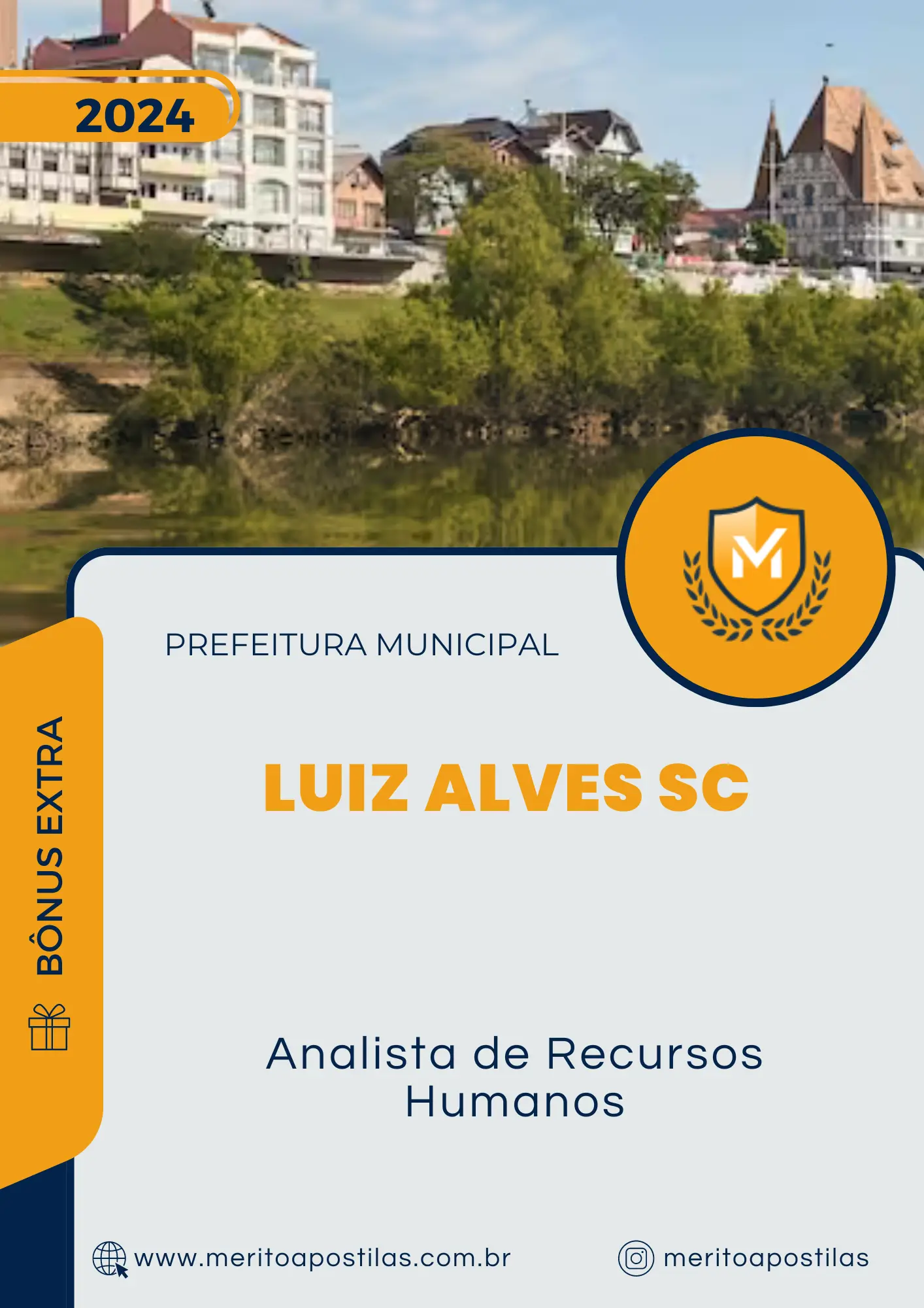 Apostila Analista de Recursos Humanos Prefeitura de Luiz Alves SC 2024