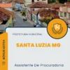 Apostila Assistente De Procuradoria Prefeitura de Santa Luzia MG 2025