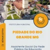 Apostila Assistente Social Da Rede Pública De Educação Prefeitura de Piedade do Rio Grande MG 2025