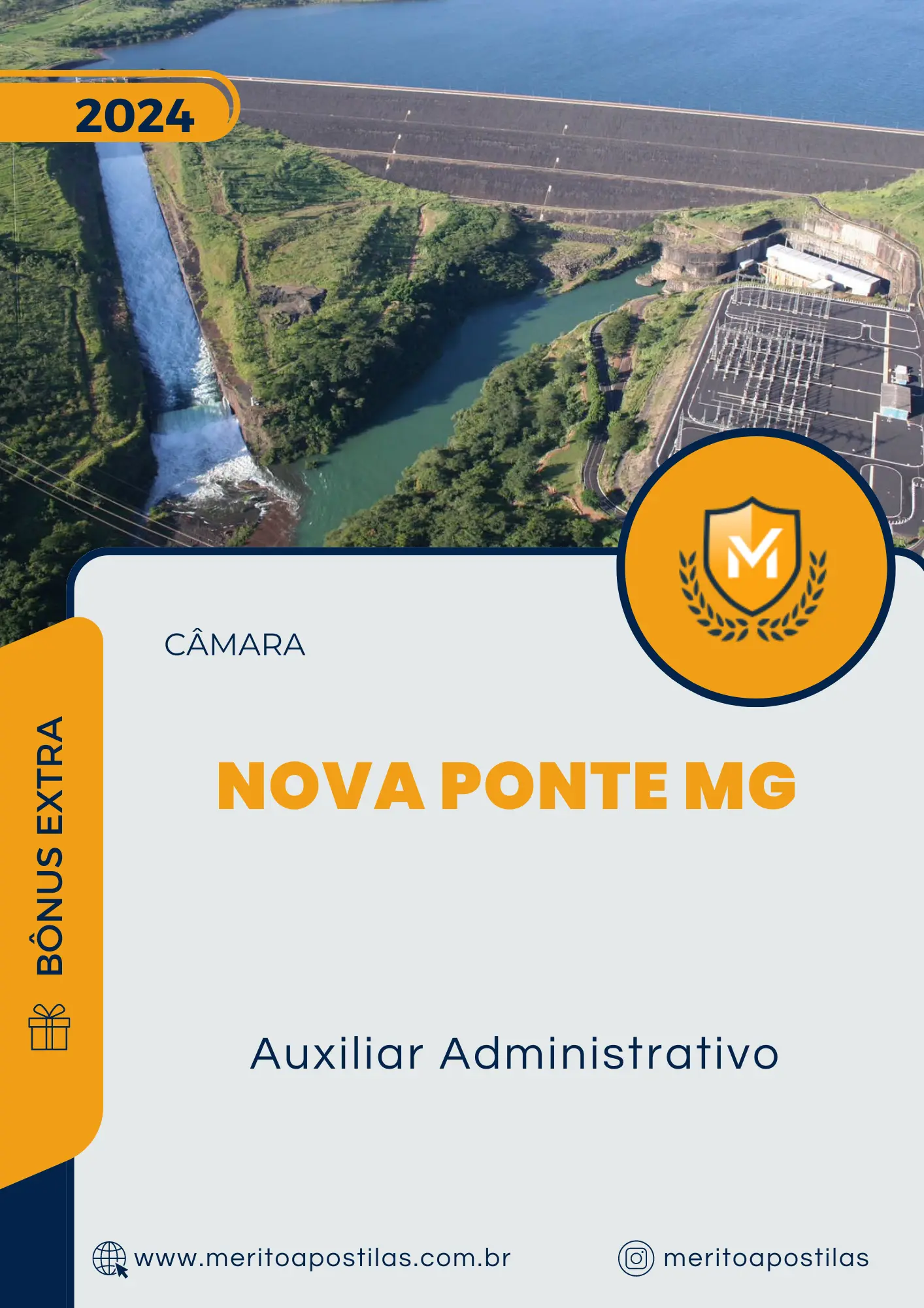 Apostila Auxiliar Administrativo Câmara de Nova Ponte MG 2024