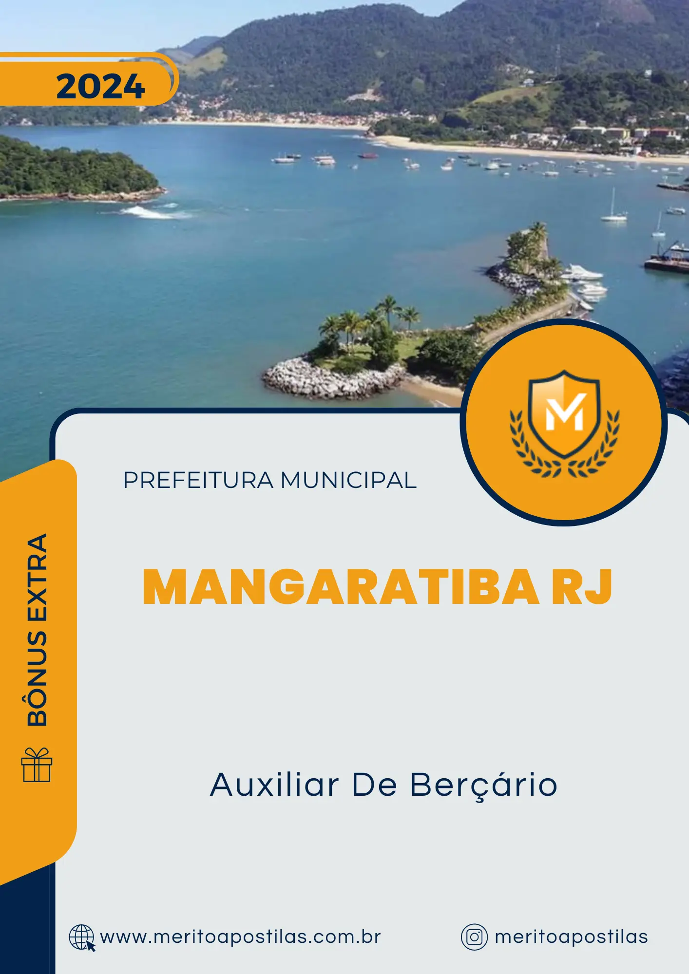 Apostila Auxiliar De Berçário Prefeitura de Mangaratiba RJ 2024