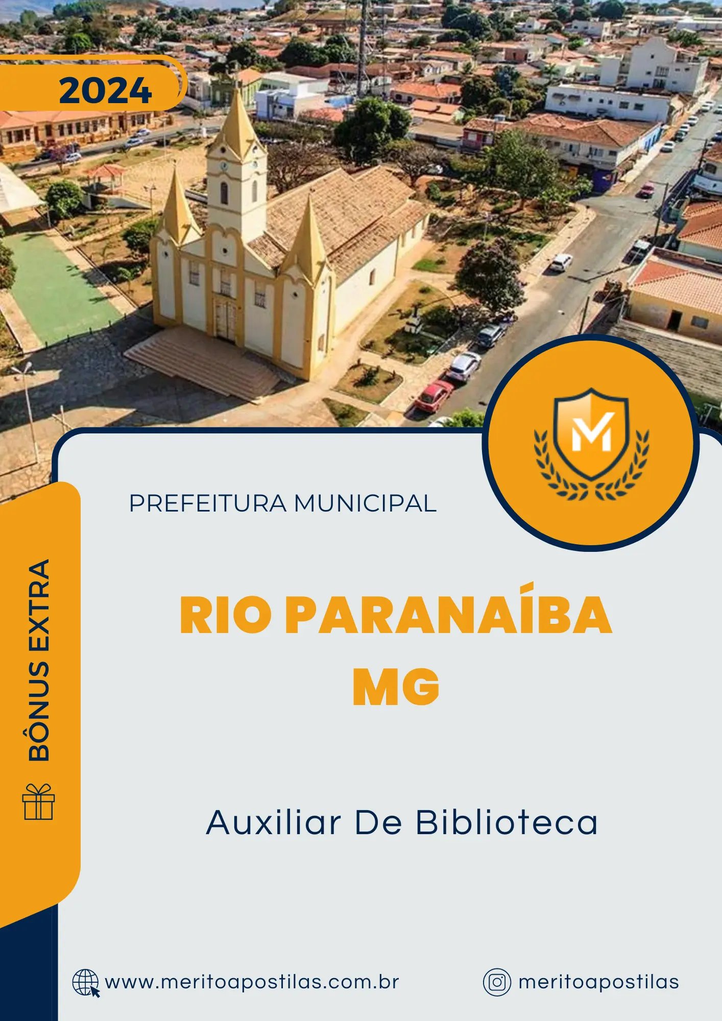 Apostila Auxiliar De Biblioteca Prefeitura de Rio Paranaíba MG 2024