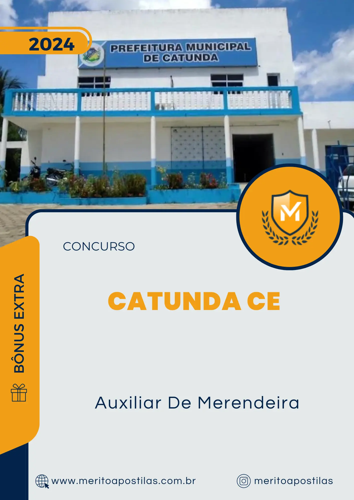 Apostila Auxiliar De Merendeira Concurso Catunda CE 2024
