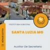 Apostila Auxiliar De Secretaria Prefeitura de Santa Luzia MG 2025