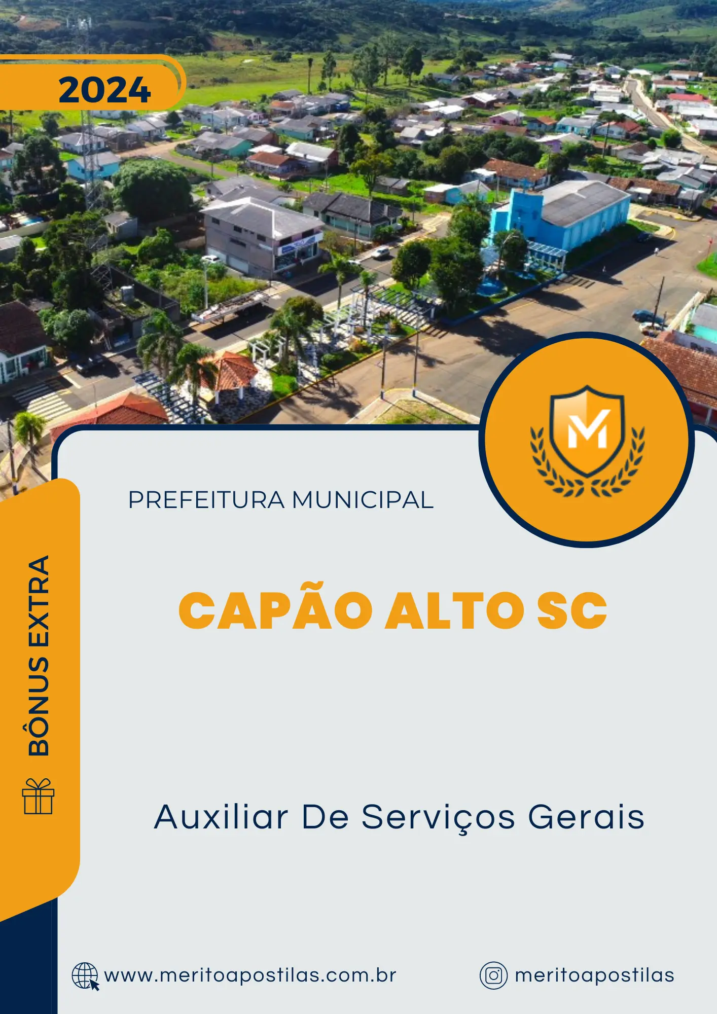 Apostila Auxiliar De Serviços Gerais Prefeitura de Capão Alto SC 2024