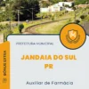 Apostila Auxiliar De Farmácia Prefeitura Jandaia do Sul PR 2024