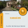 Apostila Auxiliar de Serviços Gerais Câmara de Caraá RS 2024