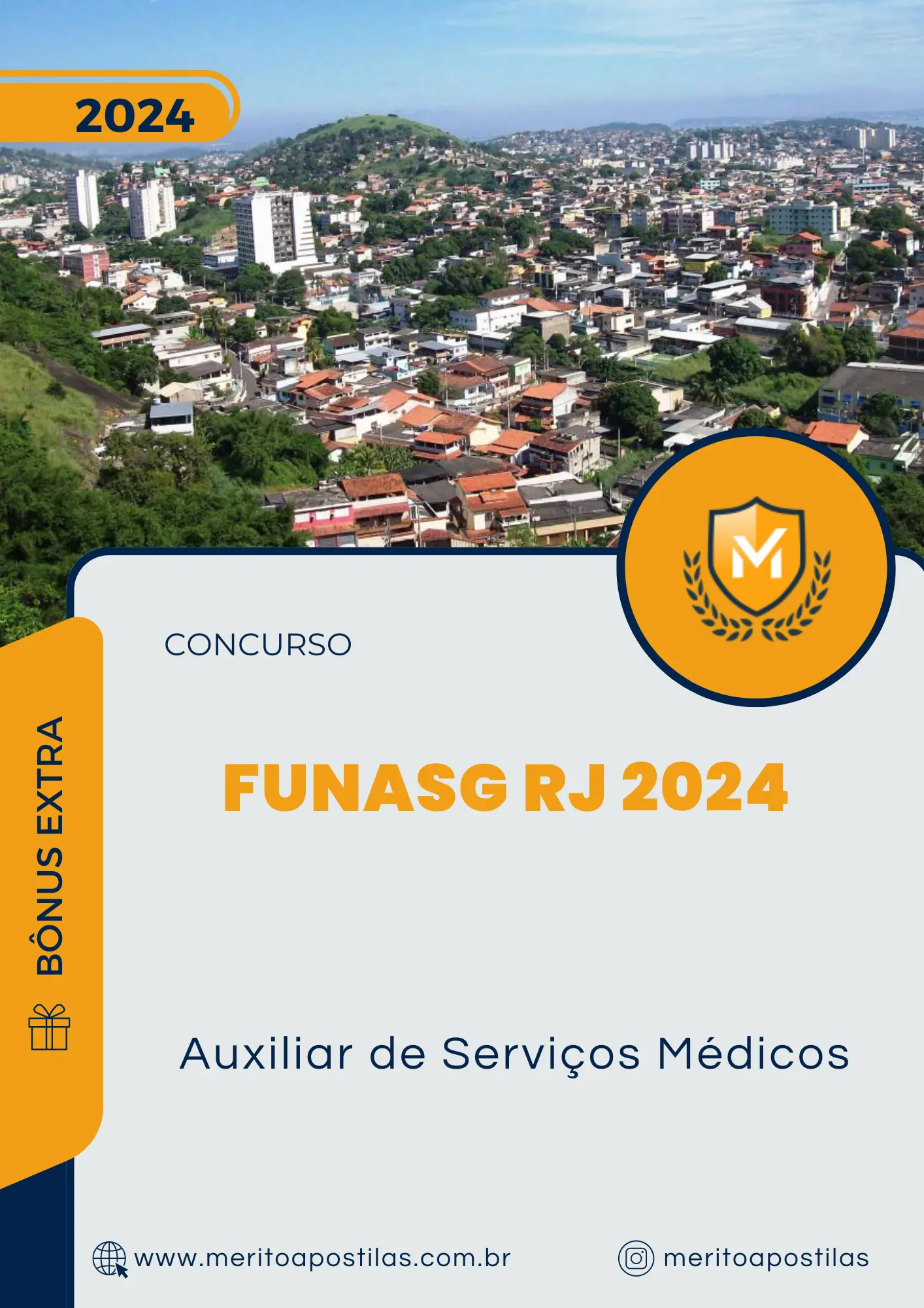 Apostila Auxiliar de Serviços Médicos Concurso FUNASG RJ 2024