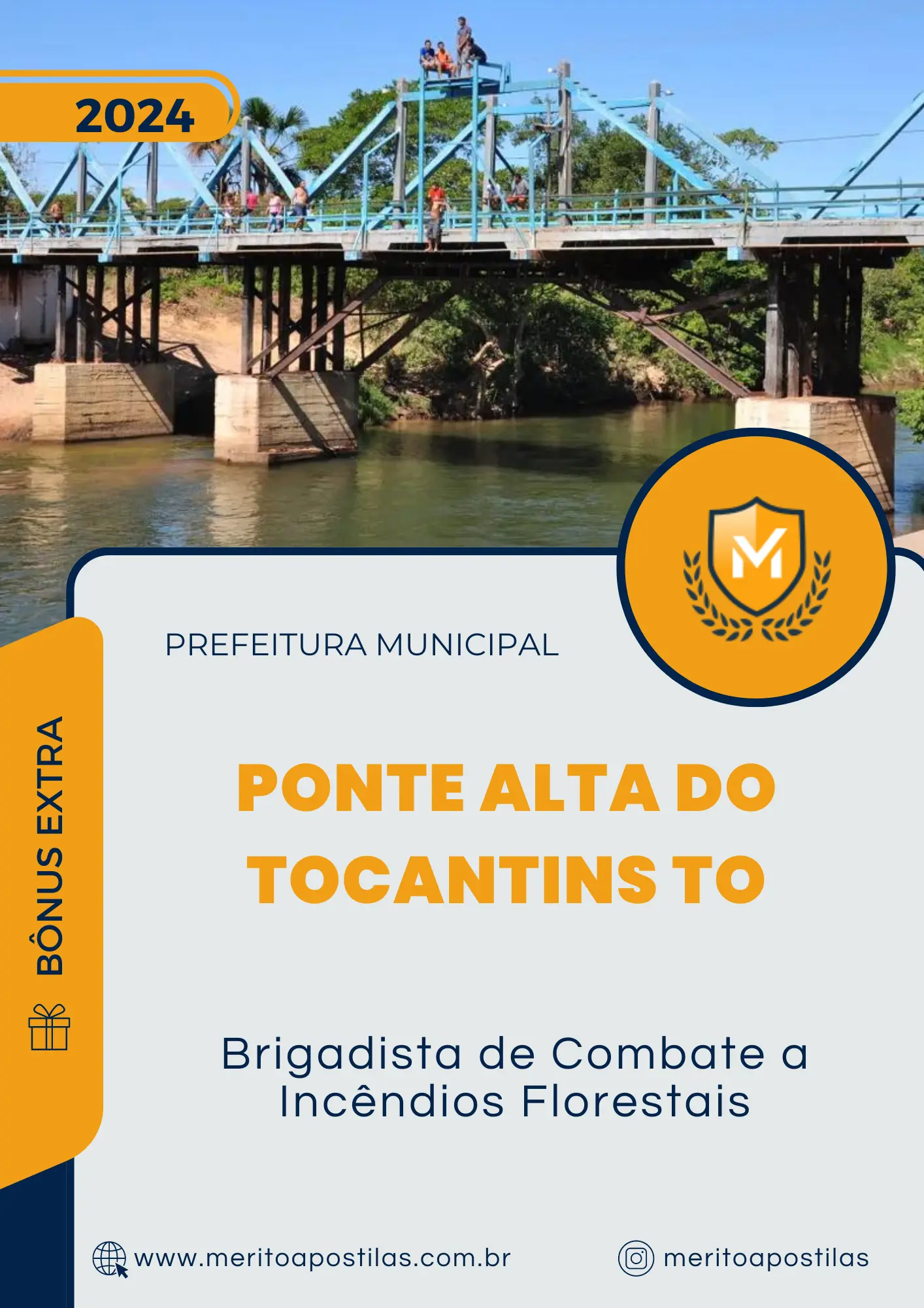 Apostila Brigadista de Combate a Incêndios Florestais Prefeitura de Ponte Alta do Tocantins TO 2024