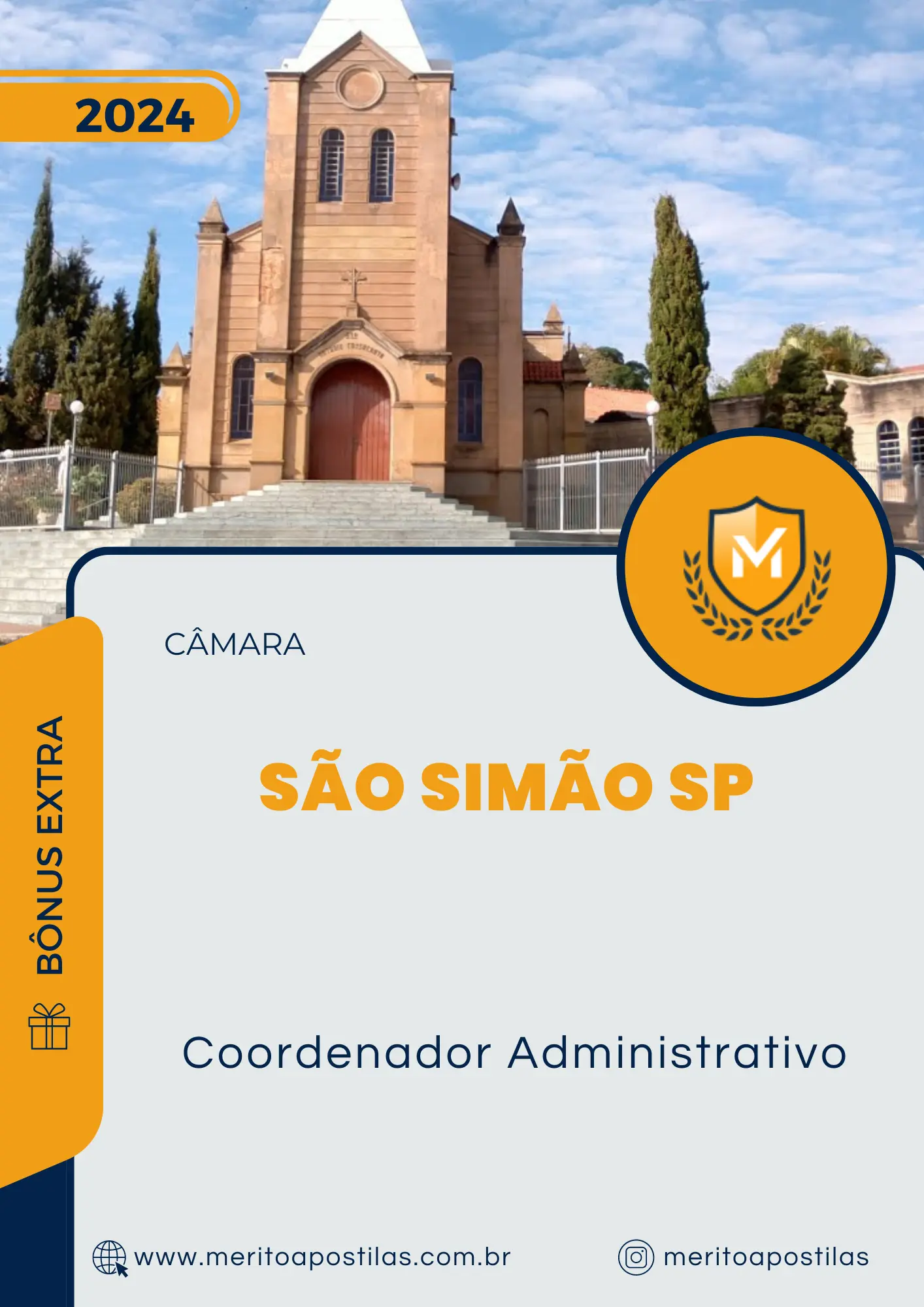 Apostila Coordenador Administrativo Câmara de São Simão SP 2024