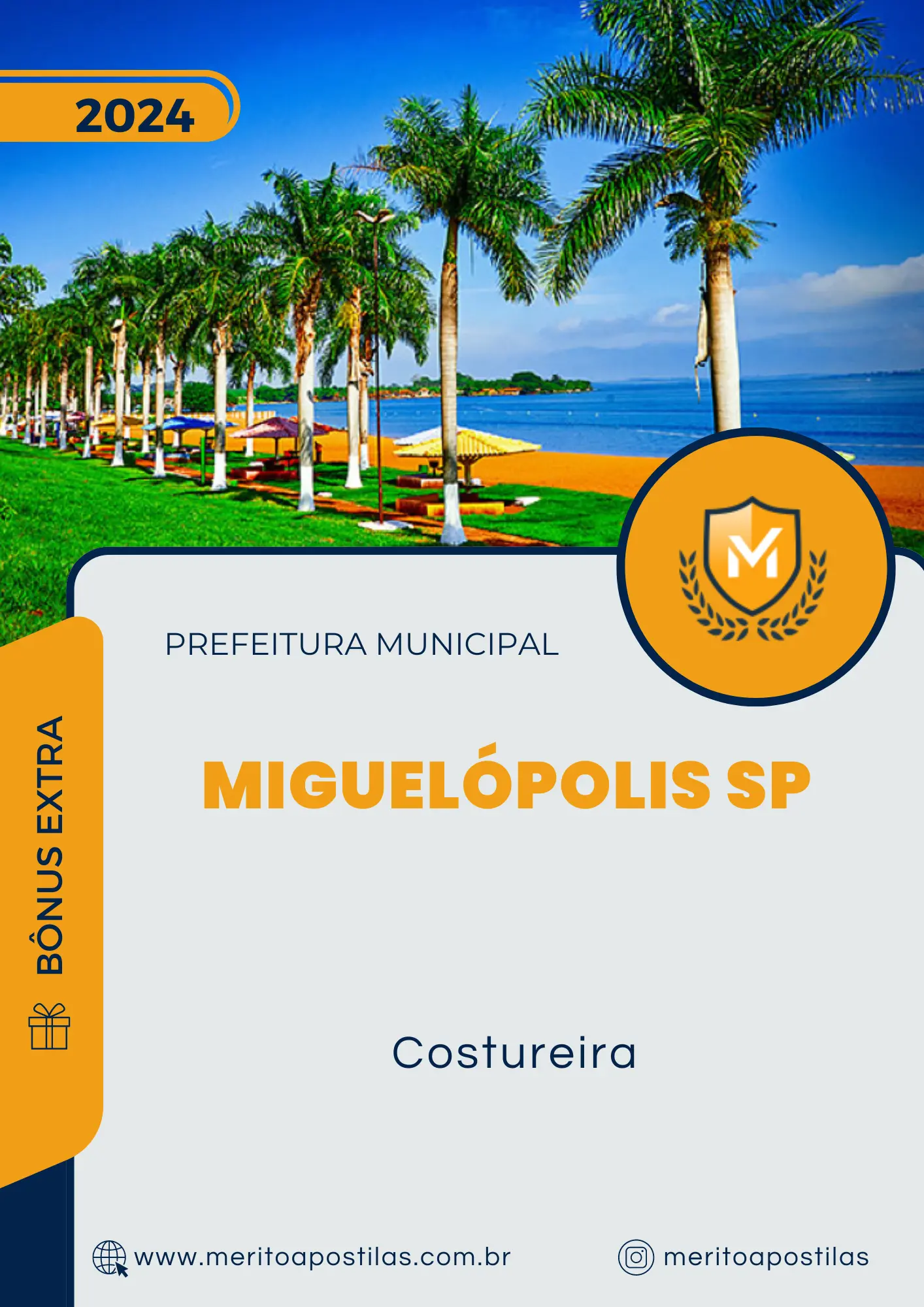 Apostila Costureira Prefeitura de Miguelópolis SP 2024