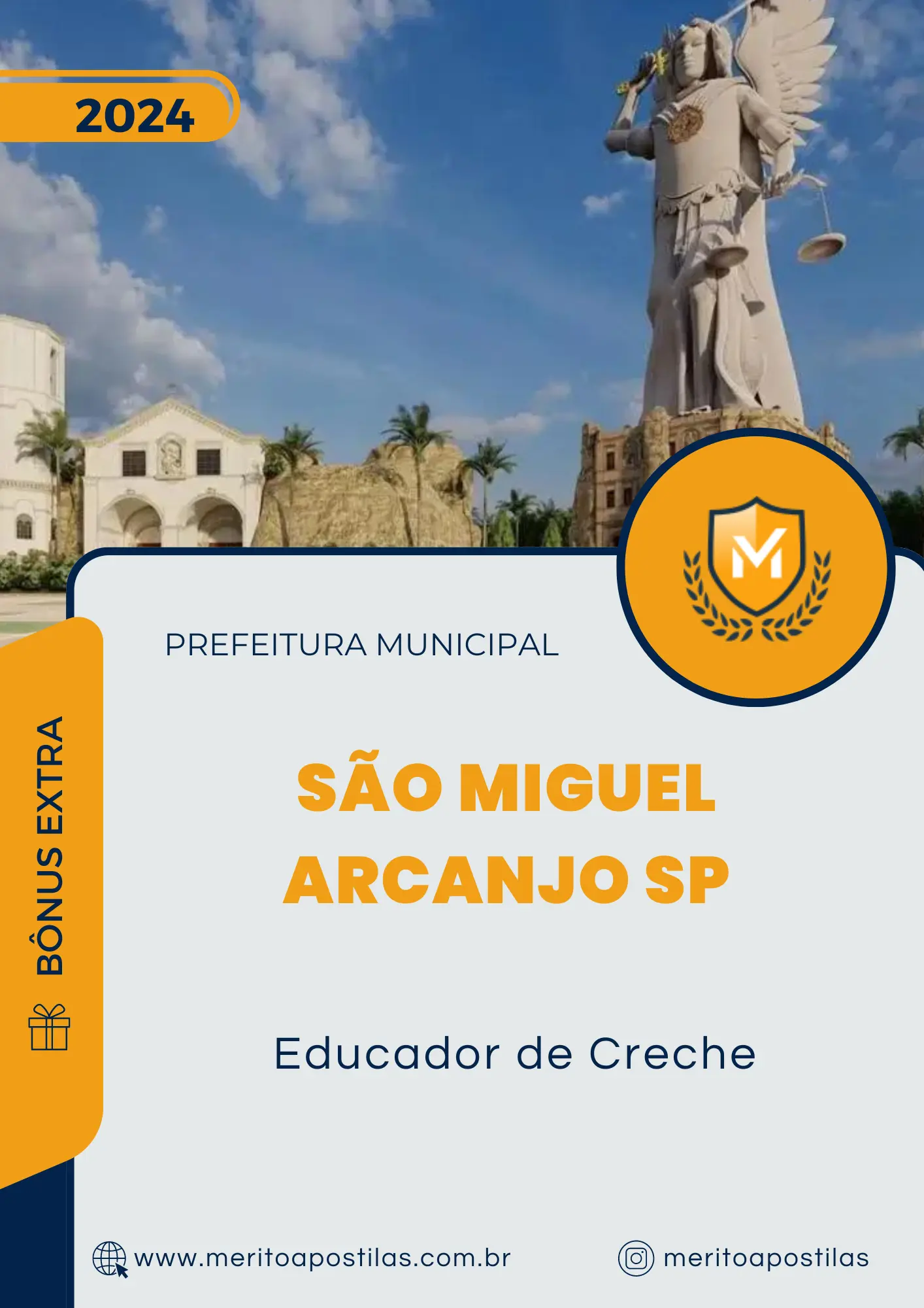 Apostila Educador de Creche Prefeitura de São Miguel Arcanjo SP 2024