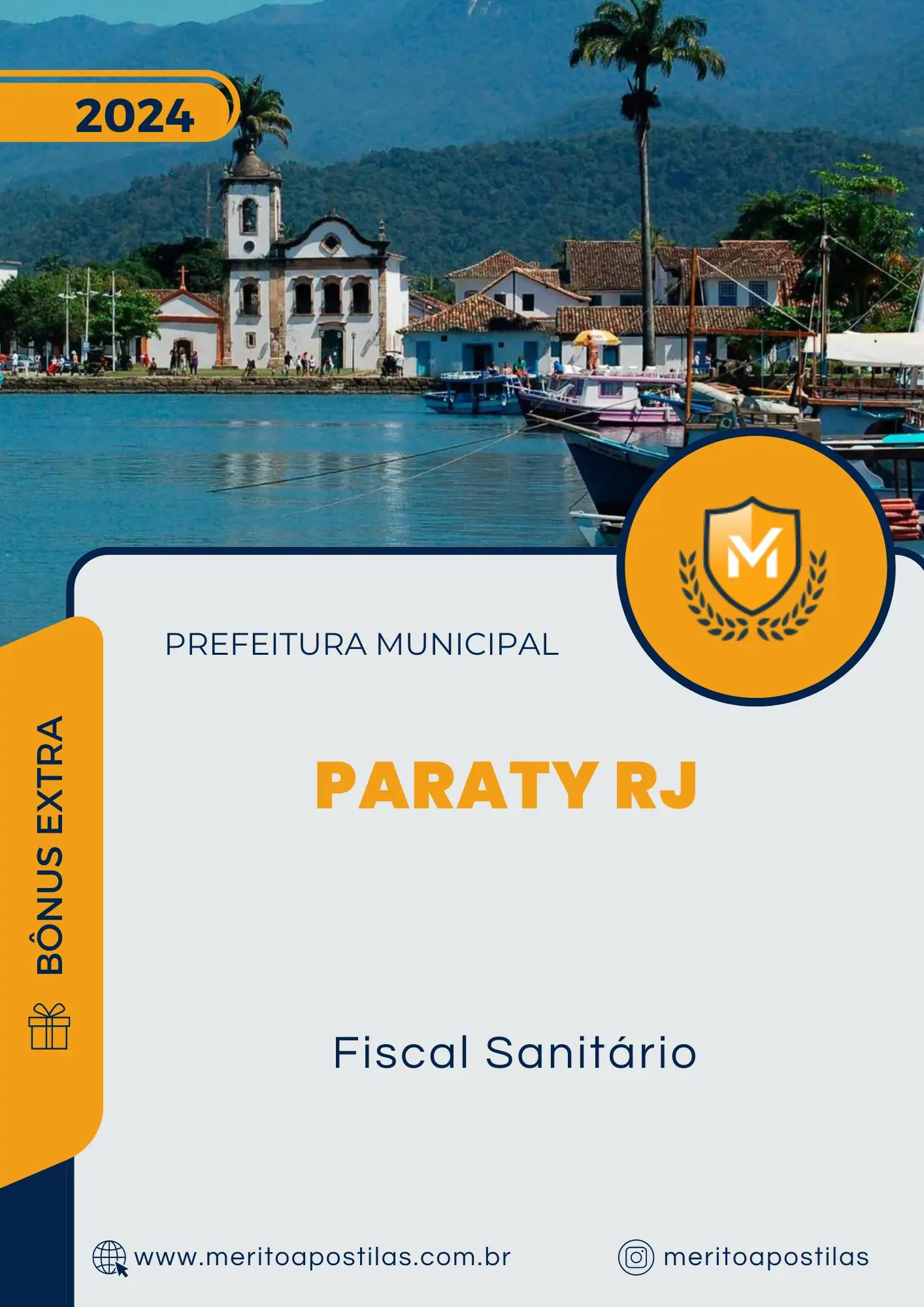 Apostila Fiscal Sanitário Prefeitura de Paraty RJ 2024