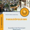 Apostila Guarda Civil Municipal Masculino Prefeitura de Paraisópolis MG 2024