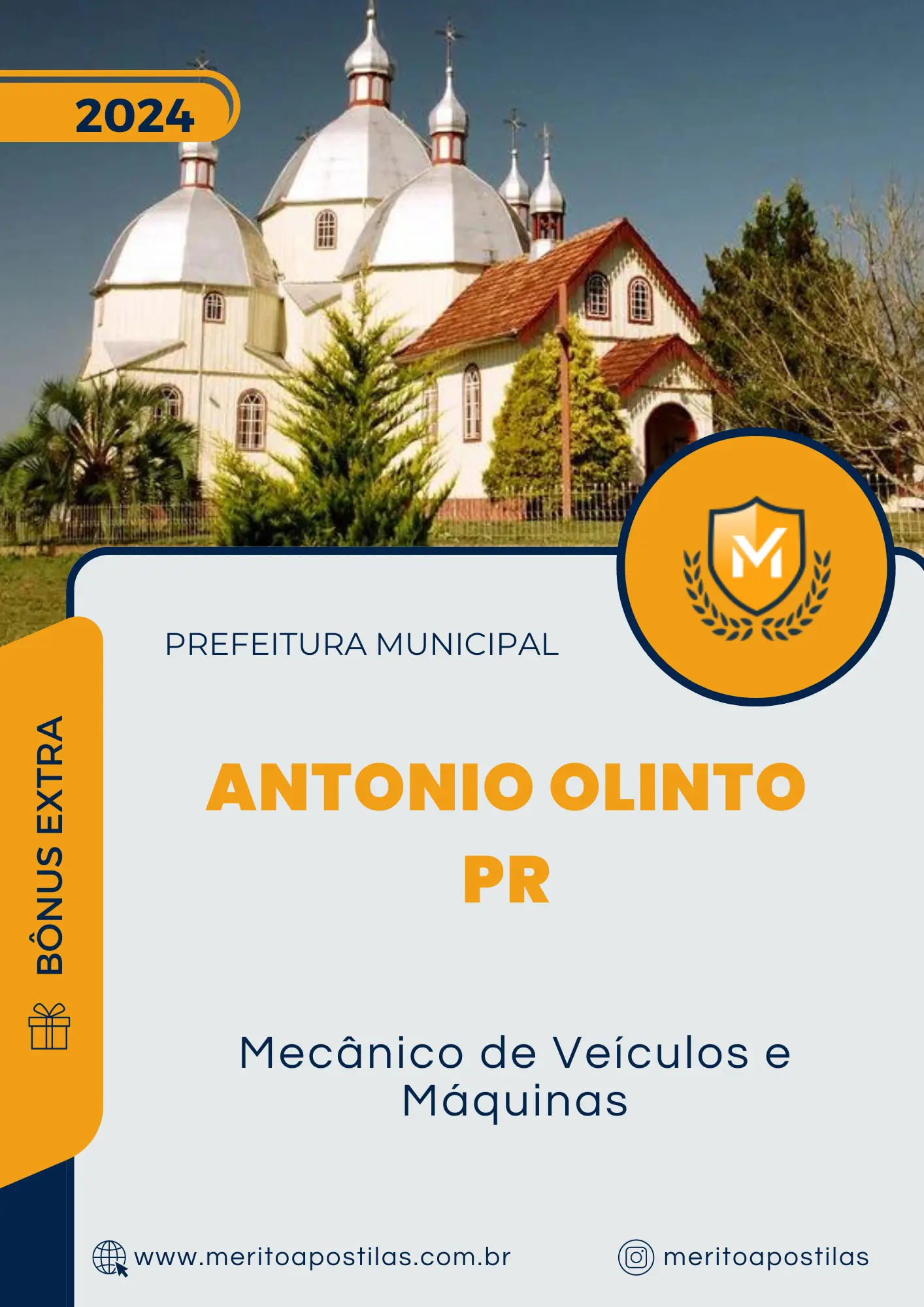 Apostila Mecânico de Veículos e Máquinas Prefeitura de Antonio Olinto PR 2024