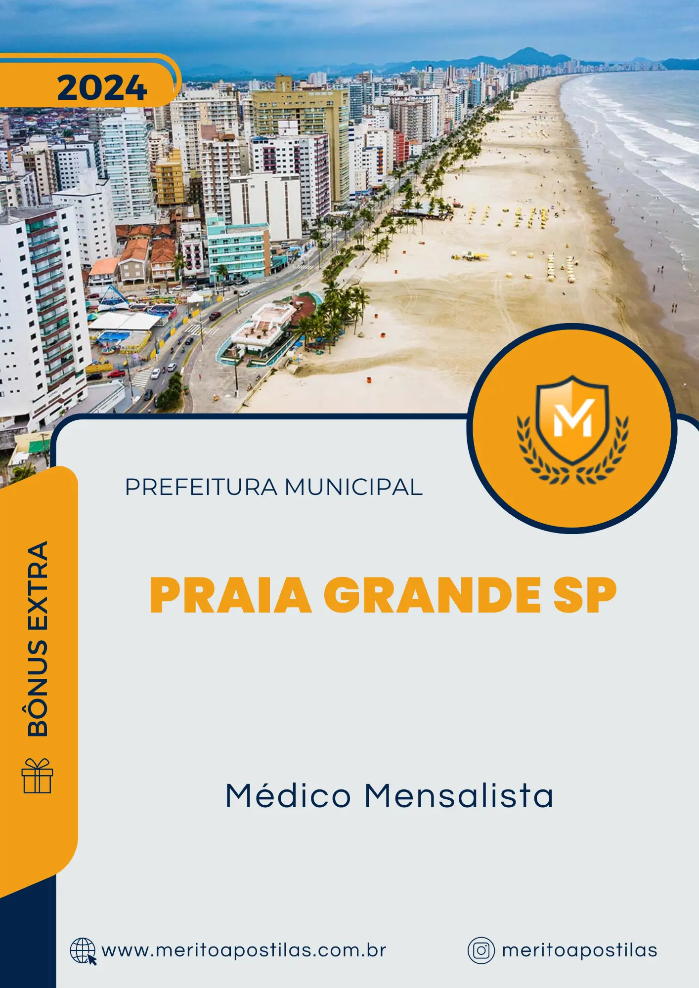 Apostila Médico Mensalista Prefeitura de Praia Grande SP 2024
