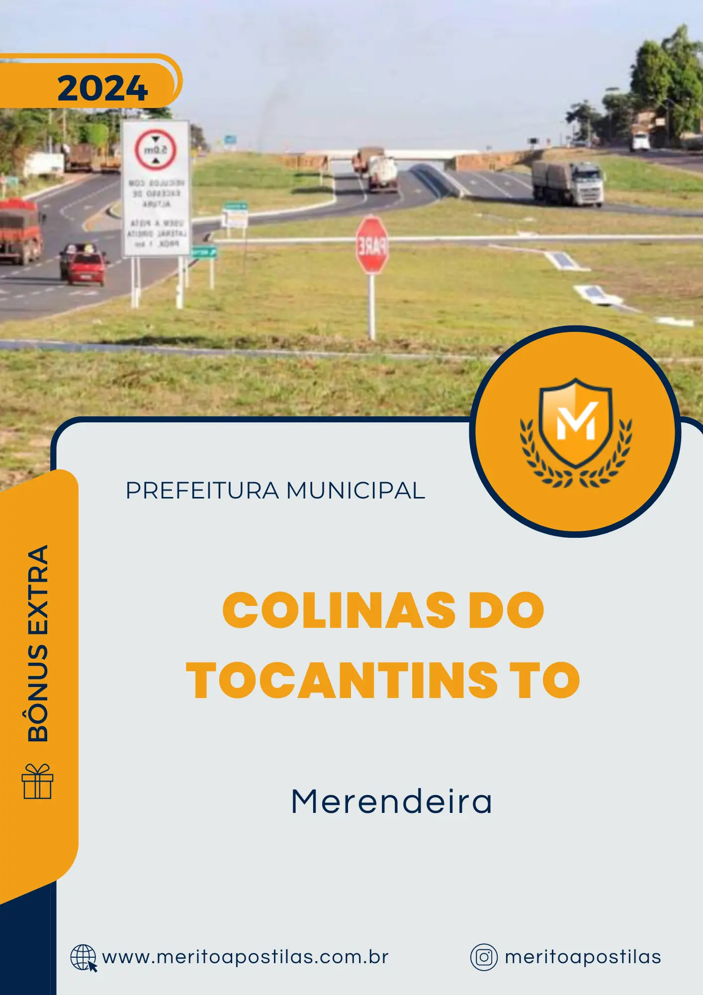 Apostila Merendeira Prefeitura de Colinas do Tocantins TO 2024
