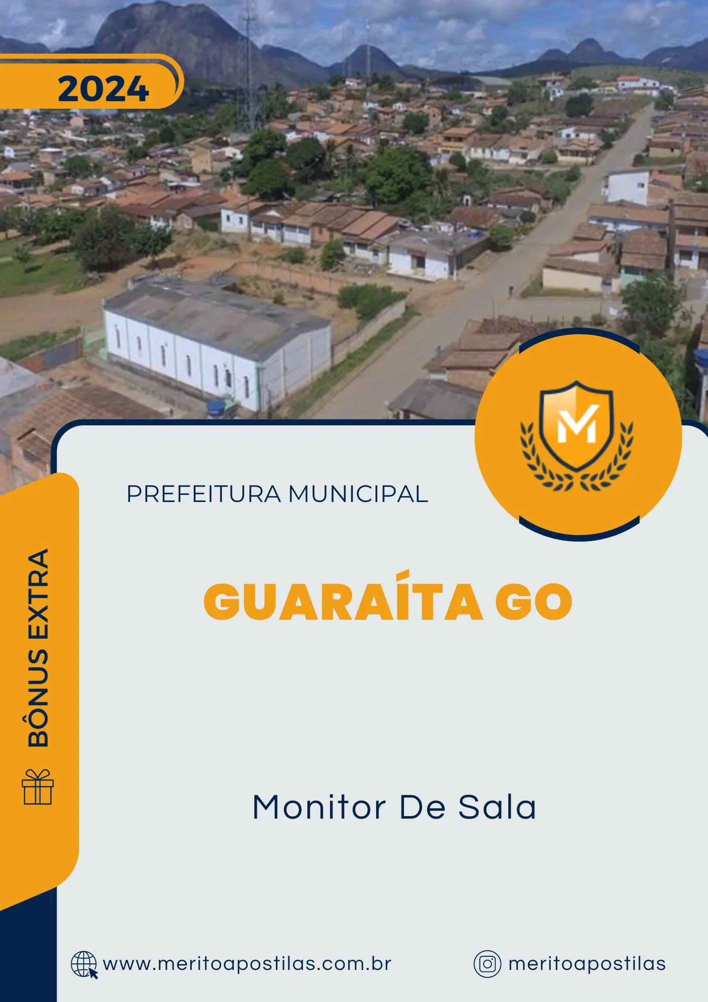 Apostila Monitor De Sala Prefeitura de Guaraíta GO 2024