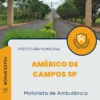 Apostila Motorista de Ambulância Prefeitura Américo de Campos SP 2024