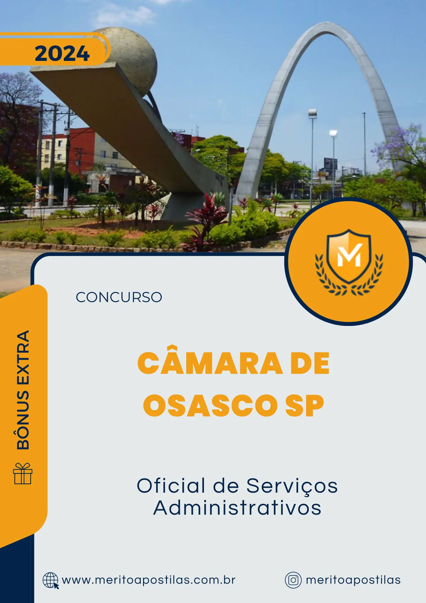 Apostila Oficial de Serviços Administrativos Concurso Câmara de Osasco SP 2024