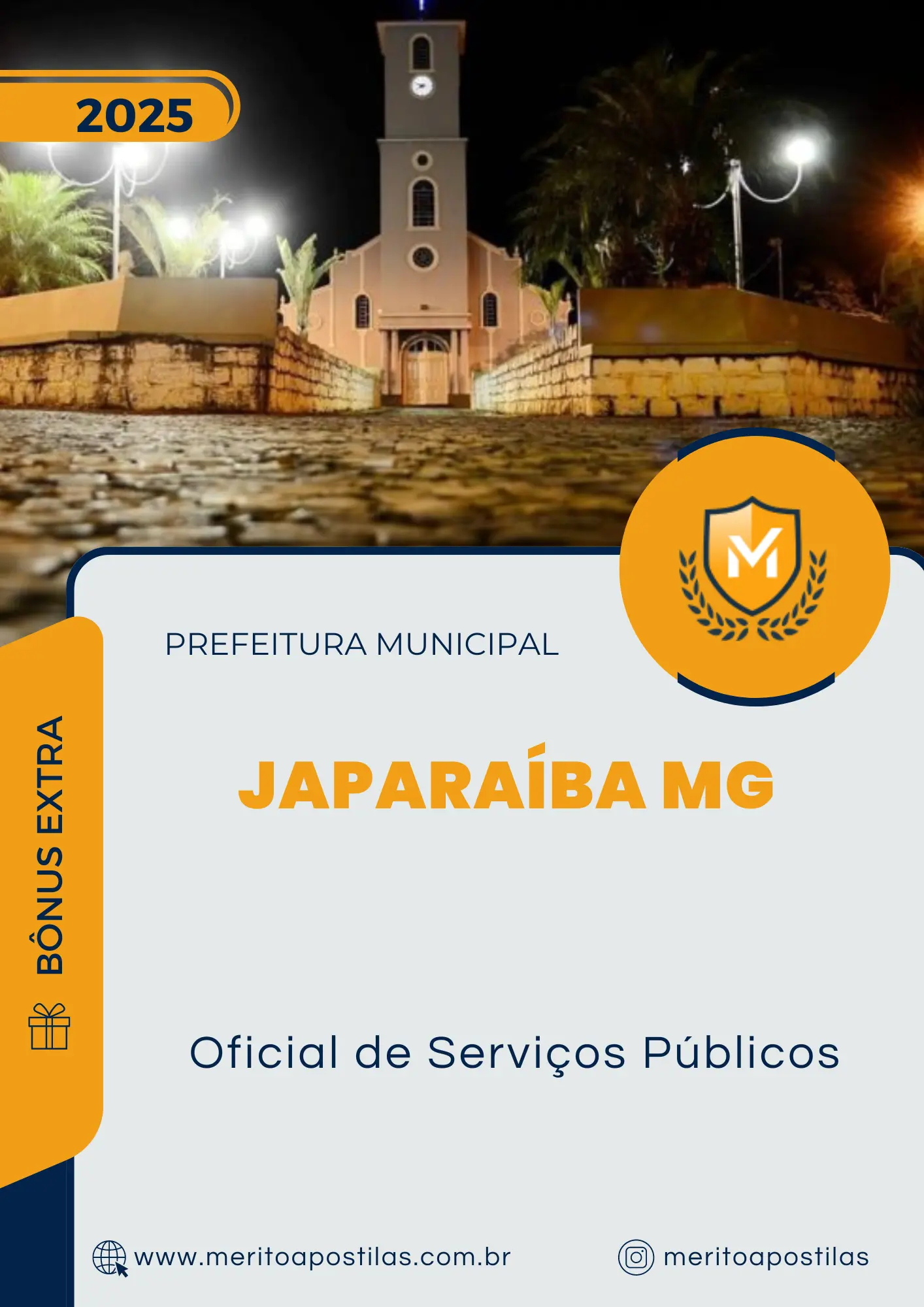 Apostila Oficial de Serviços Públicos Prefeitura de Japaraíba MG 2025