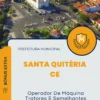 Apostila Operador De Máquina Tratores E Semelhantes Prefeitura de Santa Quitéria CE 2024