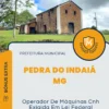 Apostila Operador De Máquinas Cnh Exigida Em Lei Federal Prefeitura de Pedra do Indaiá MG 2025
