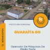 Apostila Operador De Máquinas De Médio Porte Prefeitura de Guaraíta GO 2024