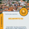 Apostila Operador de Equipamento Rodoviário CNH Categoria C Prefeitura de Belmonte SC 2024