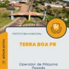 Apostila Operador de Máquina Pesada Prefeitura de Terra Boa PR 2024